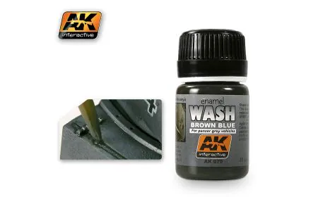 AK Interactive Wash 35ml Wash for Panzer Grey