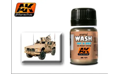 AK Interactive Wash 35ml OIF & OEF - US Vehicle Wash