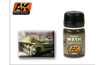 AK Interactive Wash 35ml Dark Yellow Wash