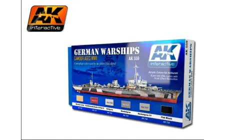 AK Interactive Set German Warships Set