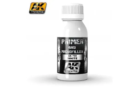 AK Interactive White Primer Microfiller 100ml