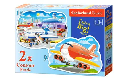 * Castorland Jigsaw Premium ( C)(9, 15pc) - Airport Fun