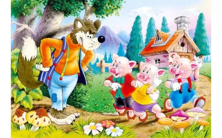 Castorland Jigsaw Classic 60 pc -Three Little Pigs