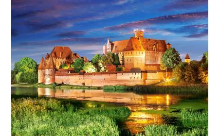 *Castorland Jigsaw 1000 pc - Malbork Castle, Poland