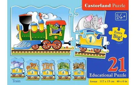 * Castorland Jigsaw Premium Ed ucational - Train
