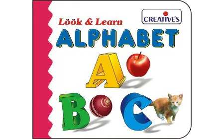 * Creative Books - Look & Learn Board Book- Alphabet