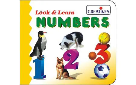 * Creative Books - Look & Learn Board Book- Number