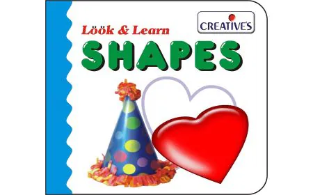 * Creative Books - Look & Learn Board Book- Shapes