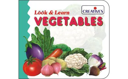 * Creative Books - Look & Learn Board Book- Vegetables