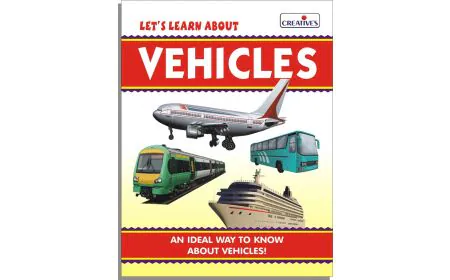 * Creative Books - Let's Learn About- Vehicles (Board Book)