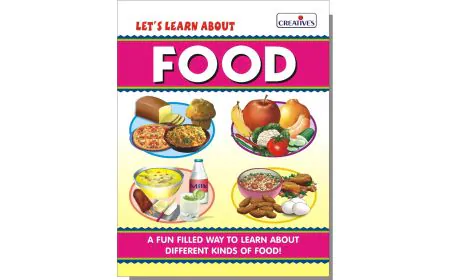 * Creative Books - Let's Learn About- Food (Board Book)