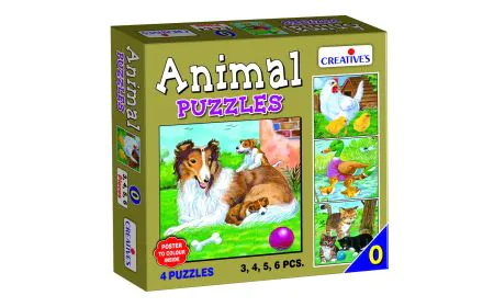 * Creative Puzzles - Animal Puzzle No. 0 (3 to 6 Pieces)