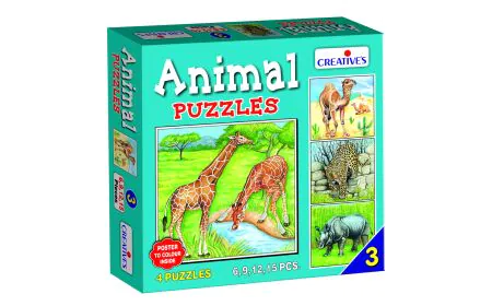 * Creative Puzzles - Animal Puzzle No. 3 (6 to 15 Pieces)
