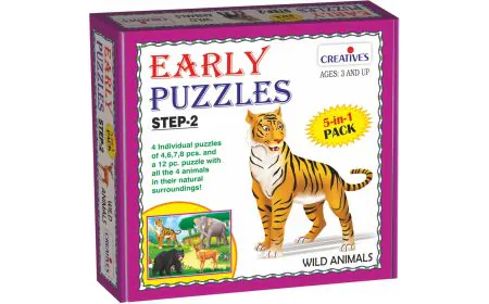 * Creative Early Puzzles Step Wild Animals
