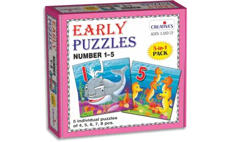 * Creative Early Puzzles Step - Numbers 1 to 5