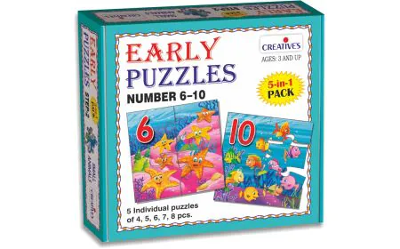 * Creative Early Puzzles Step - Numbers 6 to 10