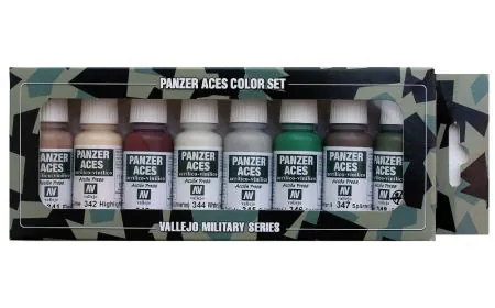 AV Vallejo Model Color Set - Panzer Aces No.6 (x8)