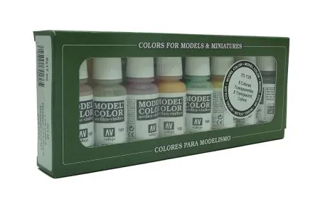 AV Vallejo Model Color Set - Transparent Colours (x8)
