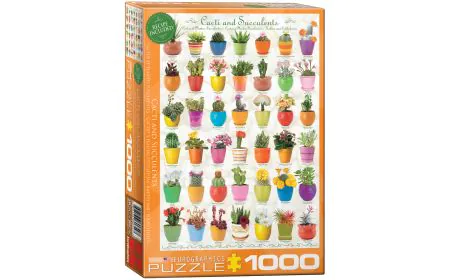 Eurographics Puzzle 1000 Pc - Cactus & Succulents