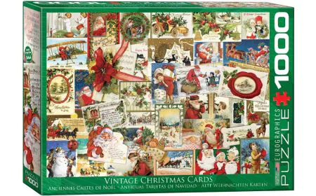 Eurographics Puzzle 1000 Pc - Vintage Christmas Cards