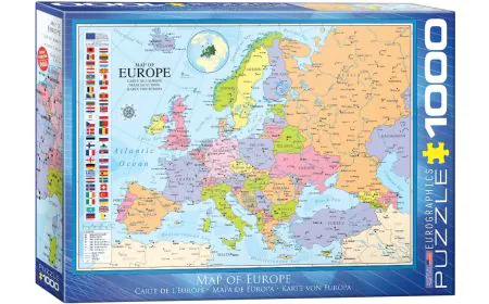 Eurographics Puzzle 1000 Pc - Map of Europe