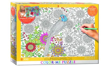 Eurographics Puzzle 300 Pc - Colour-Me - Beautiful Garden