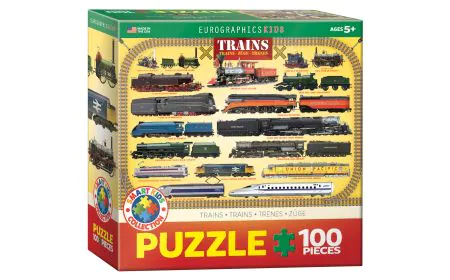 Eurographics Puzzle 100 Pc - Trains (MO)