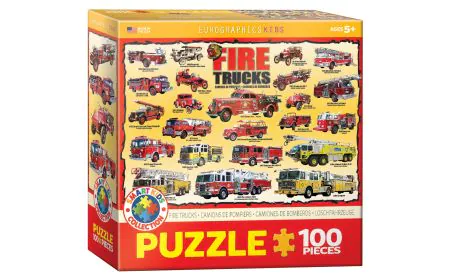 Eurographics Puzzle 100 Pc - Fire Trucks (MO)