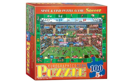 Eurographics Puzzle 100 Pc - Spot & Find - Soccer (MO)