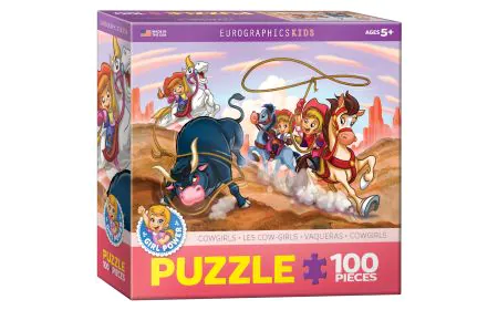 * Eurographics Puzzle 100 Pc - Cowgirls  (MO)