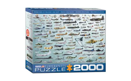Eurographics Puzzle 2000 Pc - Evolution of Military Aircraft