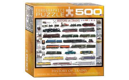 Eurographics Puzzle 500 Pc - History of Trains (MO)