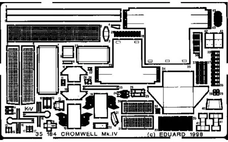 Eduard Photoetch 1:35 - Cromwell Mk.IV (Tamiya)
