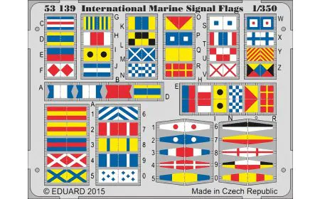 Eduard Photoetch 1:350 - International Signal Flags