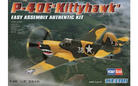 Hobbyboss 1:72 - P-40E Kittyhawk