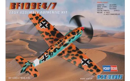 Hobbyboss 1:72 - Bf109E-4/7
