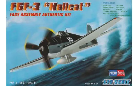 Hobbyboss 1:72 - F6F-3 Hellcat