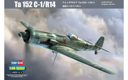 Hobbyboss 1:48 - Focke Wulf Ta 152 C-1/R14