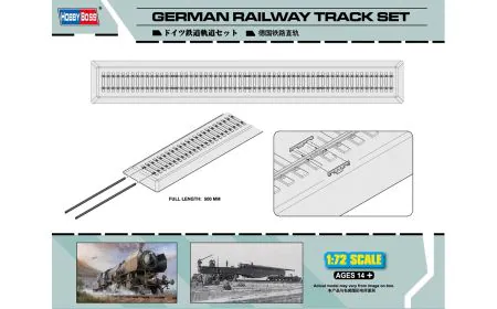 Hobbyboss 1:72 - German Railway Track set
