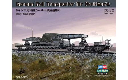 Hobbyboss 1:72 - German Rail Transporter for Karl-Geraet