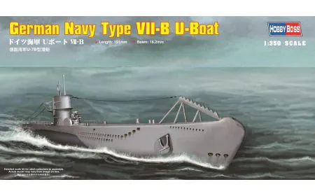 Hobbyboss 1:350 - DKM Type VIIB U-Boat