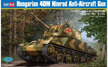 Hobbyboss 1:35 - Hungarian 40M Nirmod Anti-Aircraft Gun