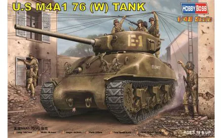 Hobbyboss 1:48 - US M4A1 (76)W Tank
