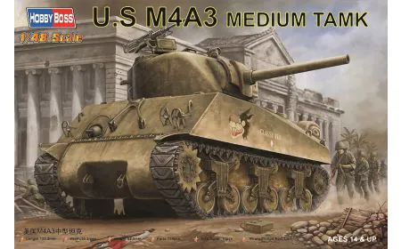 Hobbyboss 1:48 - US M4A3 Tank