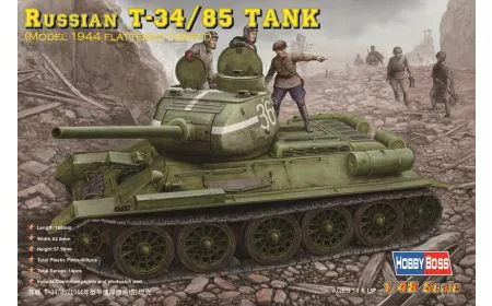 Hobbyboss 1:48 - Russian T-34 /85 (1944 Flattened Turret)