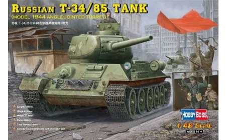 Hobbyboss 1:48 - Russian T-34/ 85 (1944 Angle-jointed Turret)