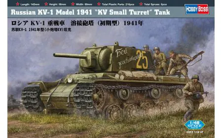 Hobbyboss 1:48 - Russian KV-1 tank 1941