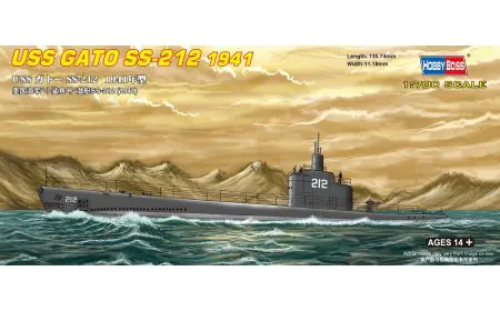 Hobbyboss 1:700 - USS SS-212 Gato 1941