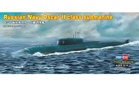 Hobbyboss 1:700 - Russian Navy Oscar II Class Submarine (Kur