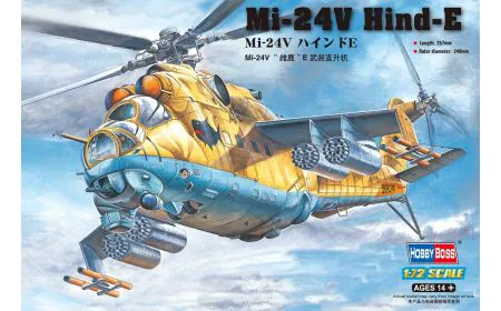 Hobbyboss 1:72 - Mi-24V Hind-E